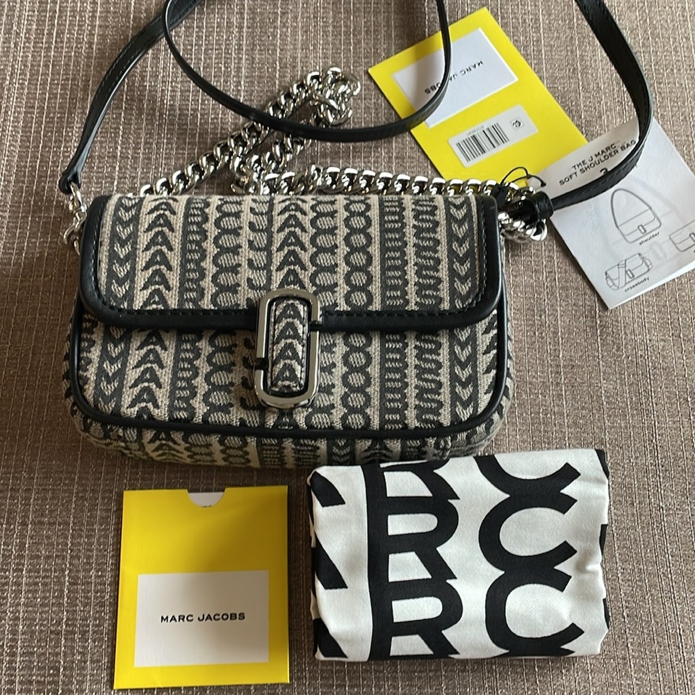 NWT Marc Jacobs Monogram crossbody 3 way to wear mini bag